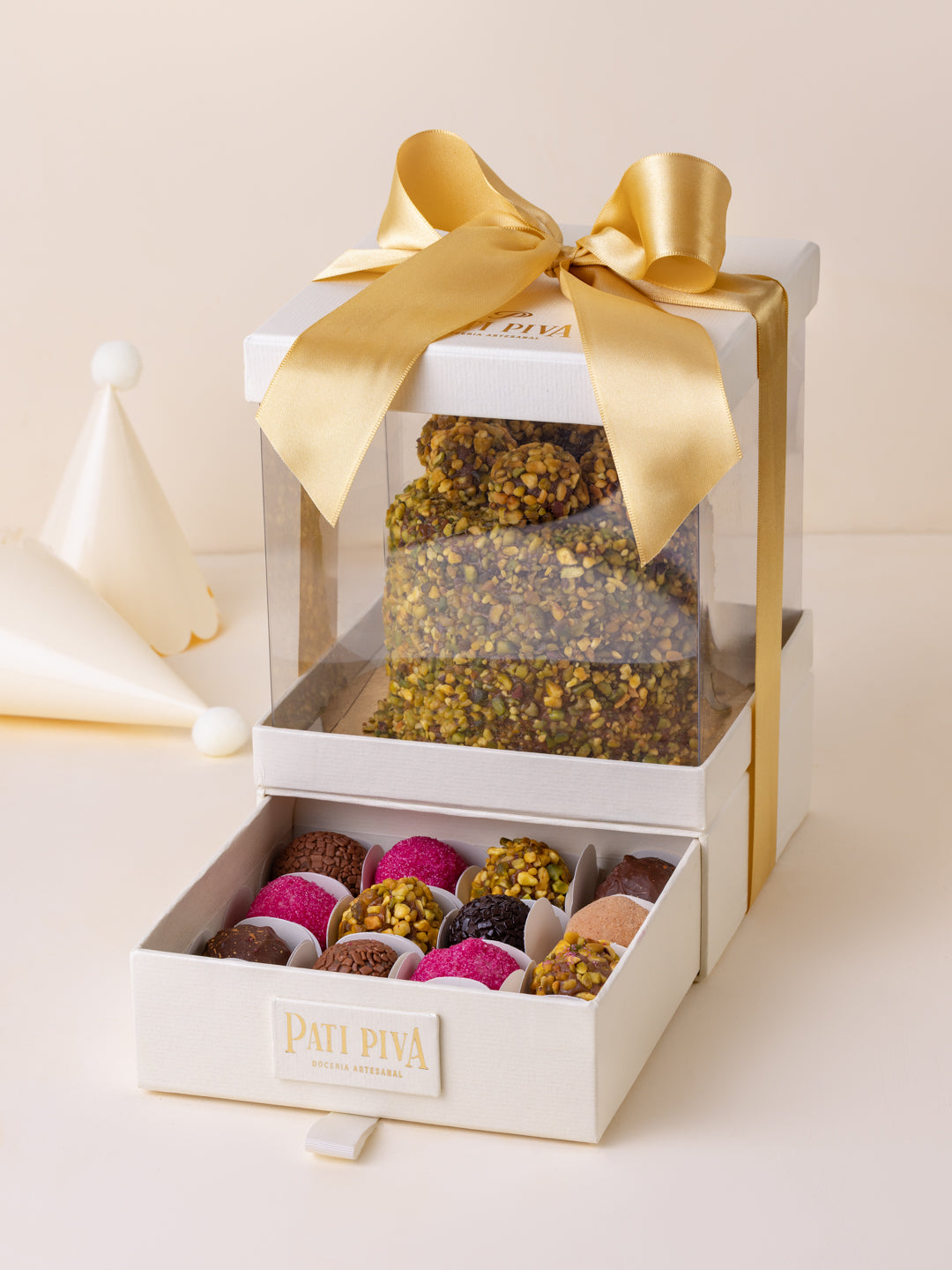 Kit Festa Bolo Pistache e Docinhos