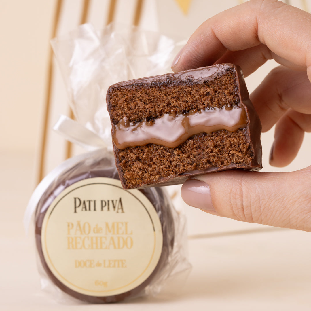 Caixa com 4 unidades - Pães de Mel de Doce de Leite