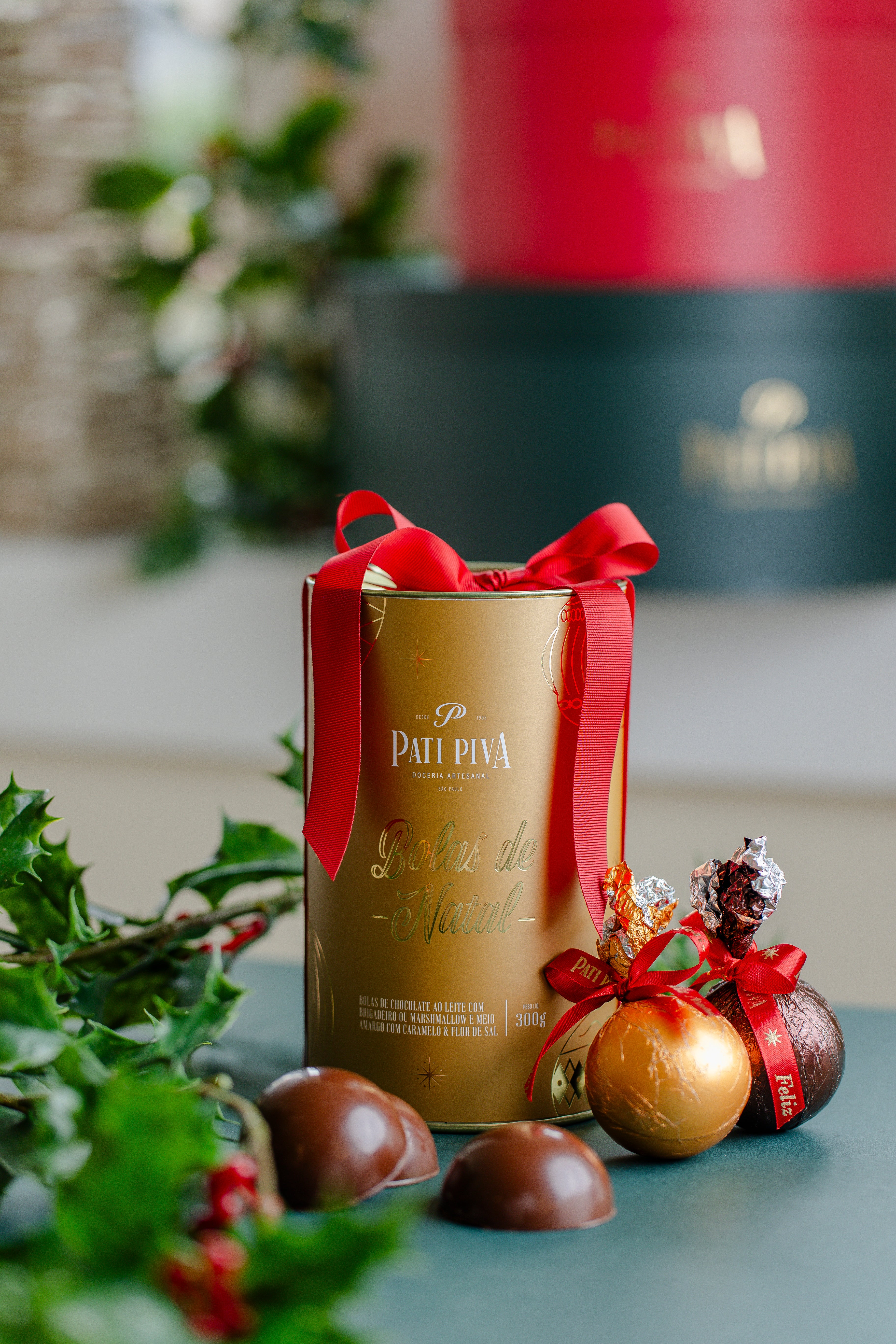 Cesta Presente Tambor Vermelho Nataliano