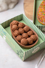 Ovo de Colher - Brigadeiro e Granulado Belga