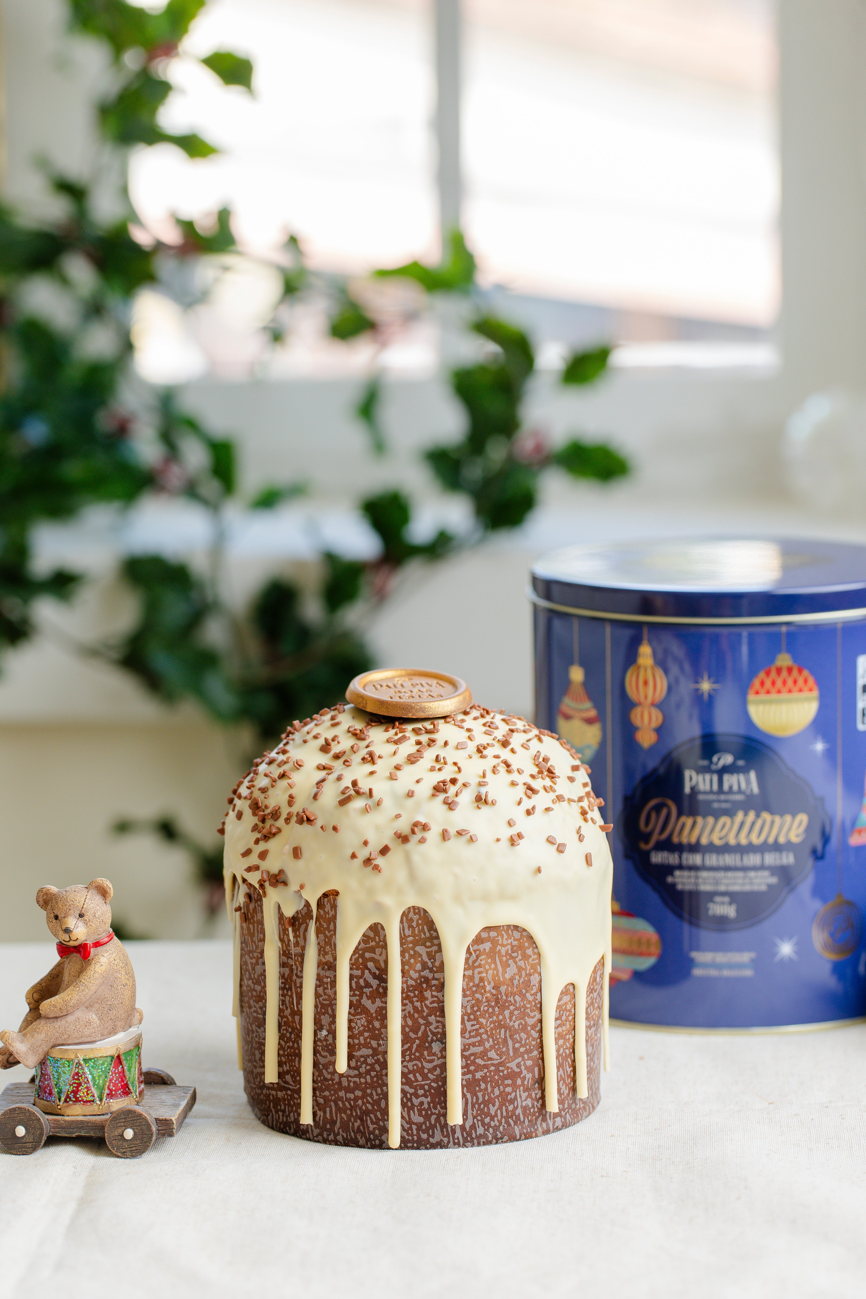 Panettone Gotas de Chocolate - Com Granulado Belga
