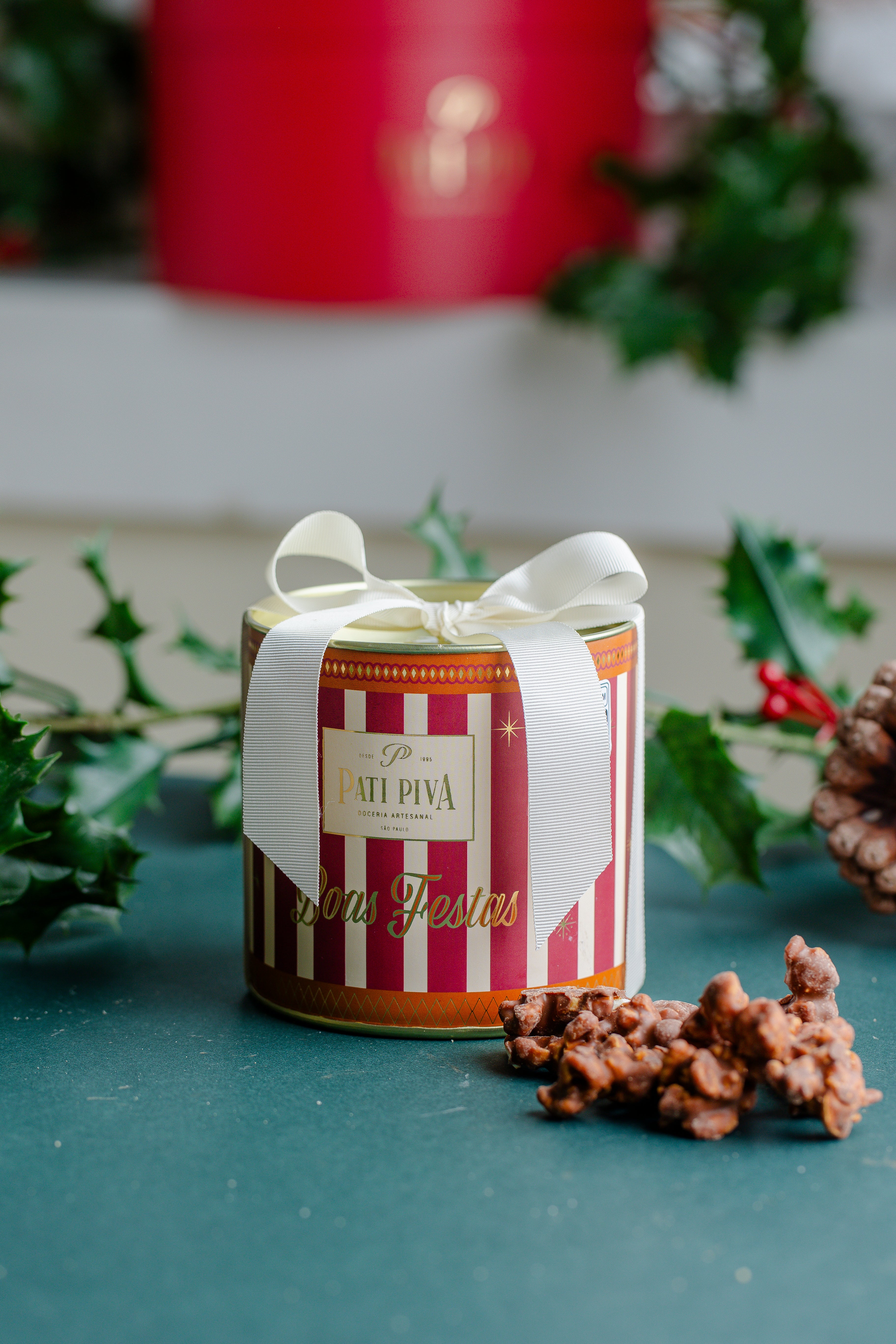 Pipoca com Chocolate - Na lata