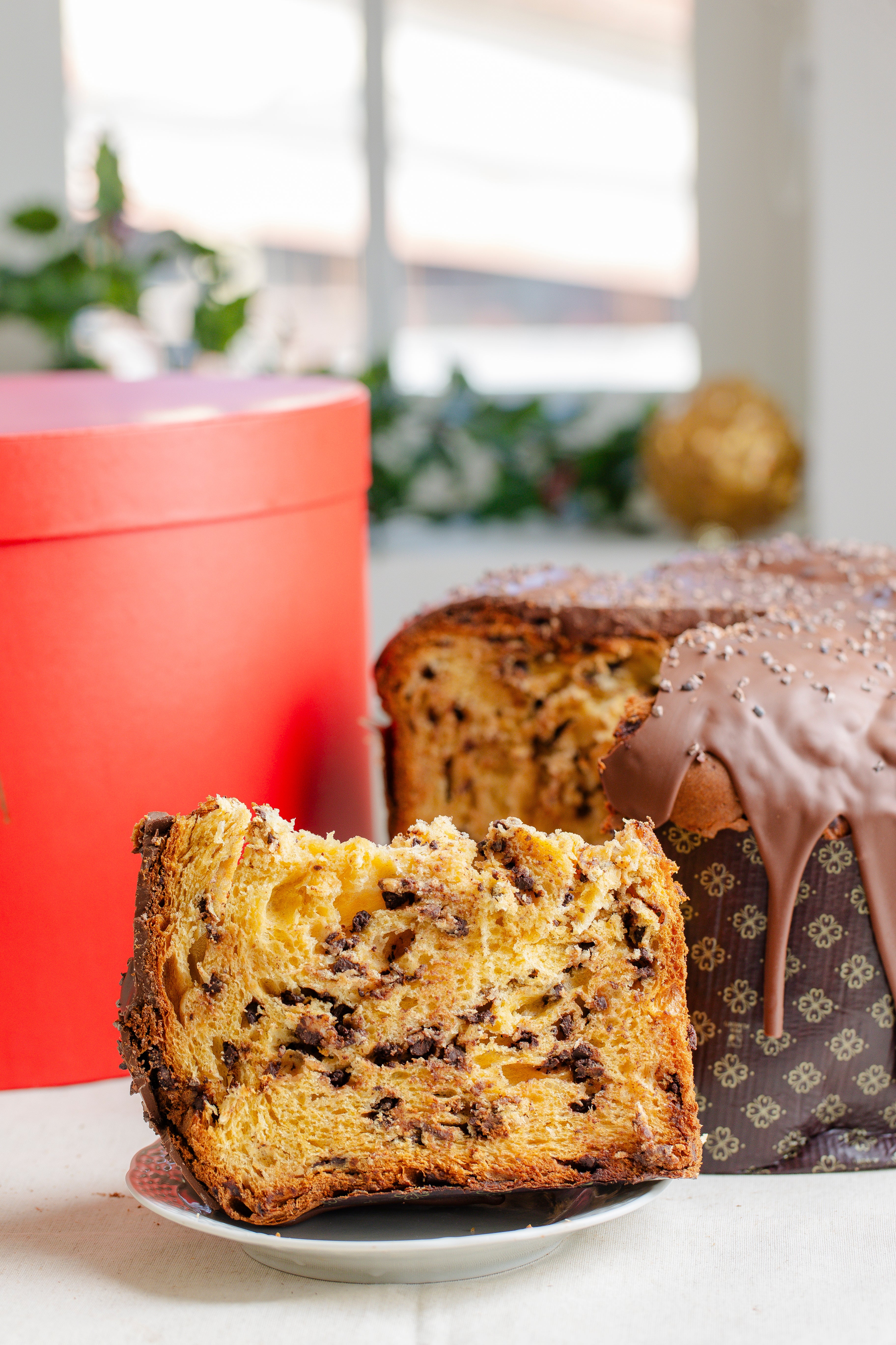 Panettone Gotas Gigante - Coberto com Chocolate