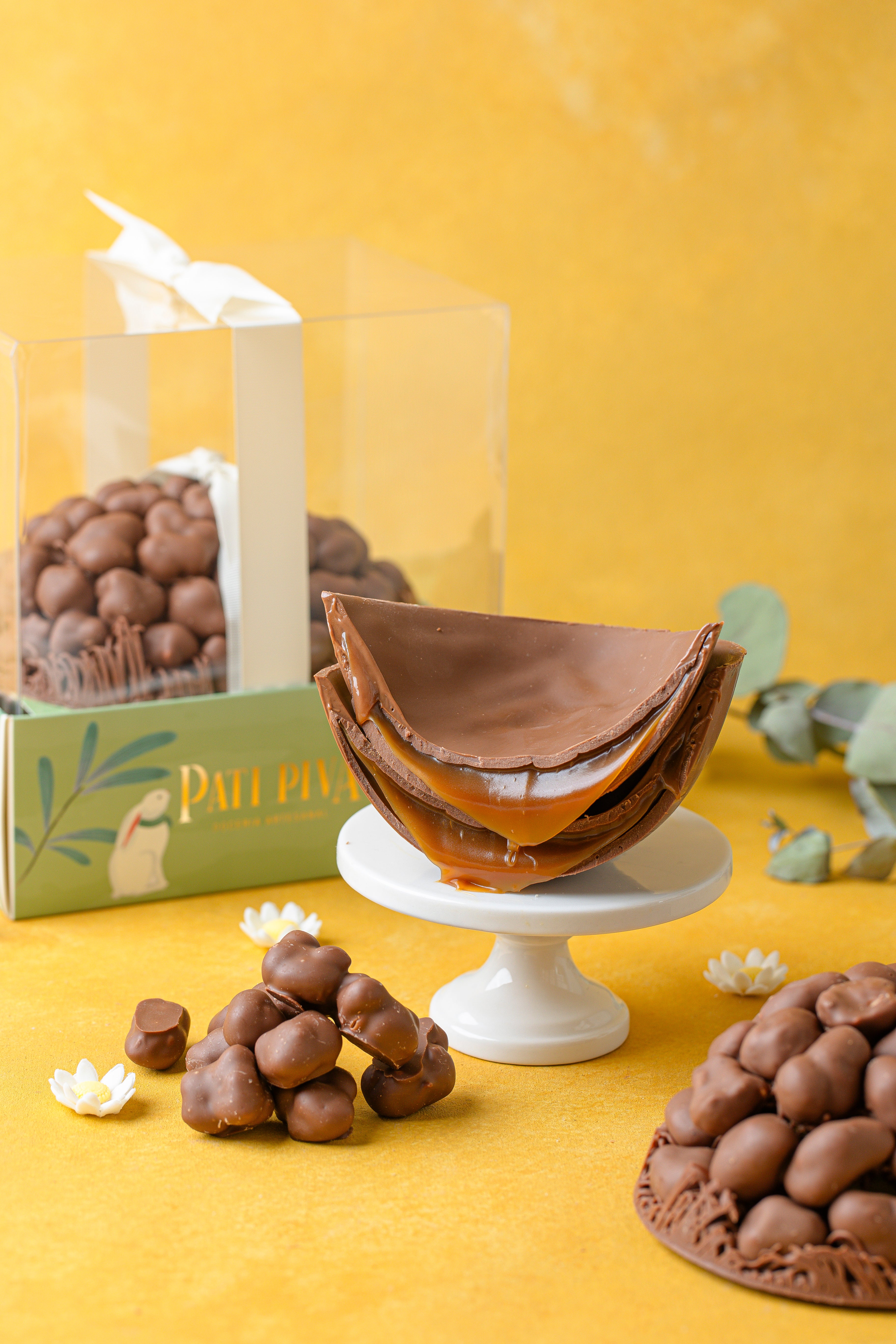 Ovo Pipoca e Caramelo - Tamanho G