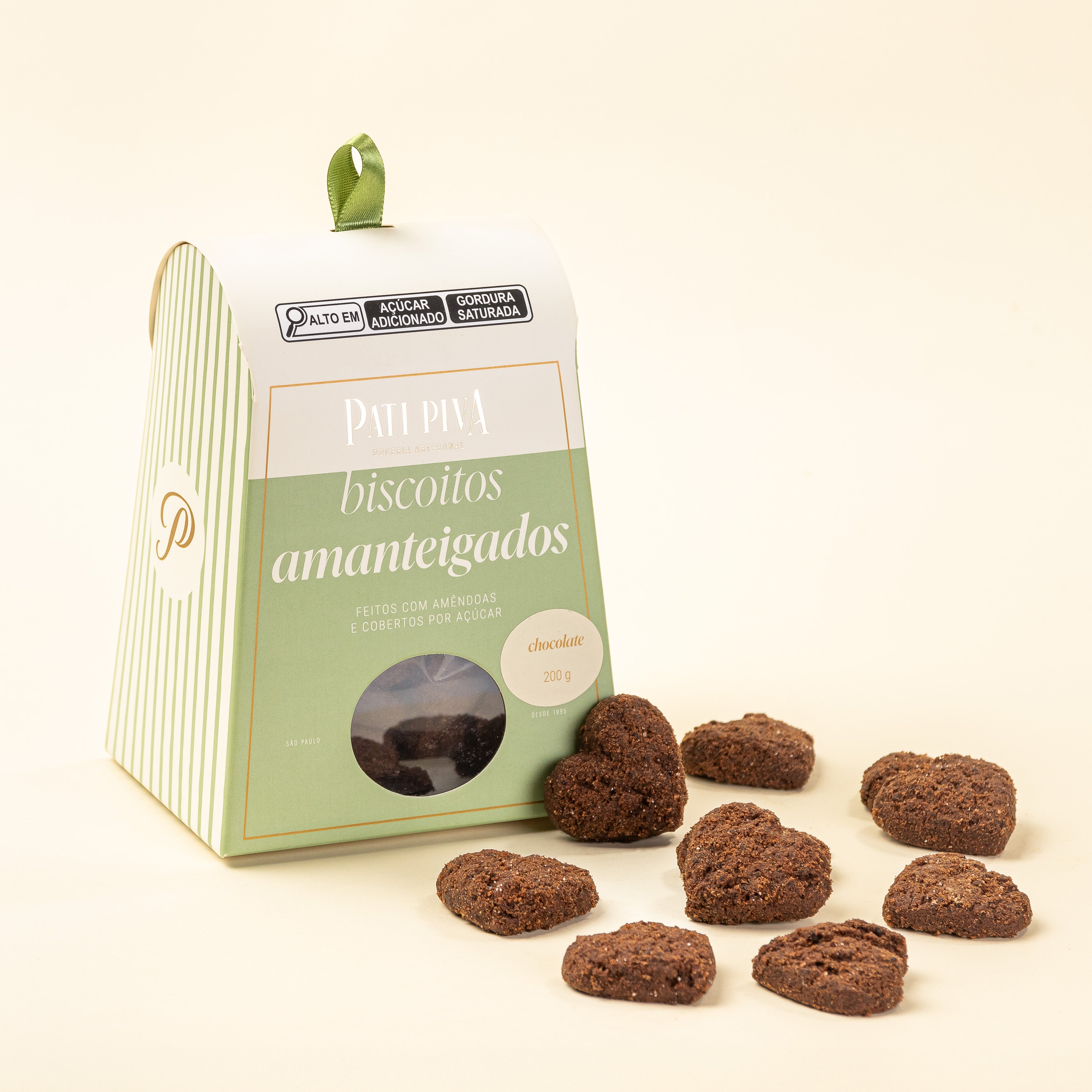 Pacote de Amanteigados - Biscoitos Amanteigados de Chocolate
