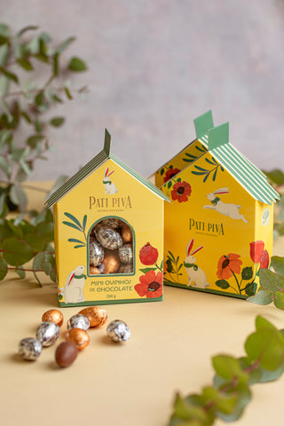 Casinha com Ovinhos - Gianduia e Ao Leite