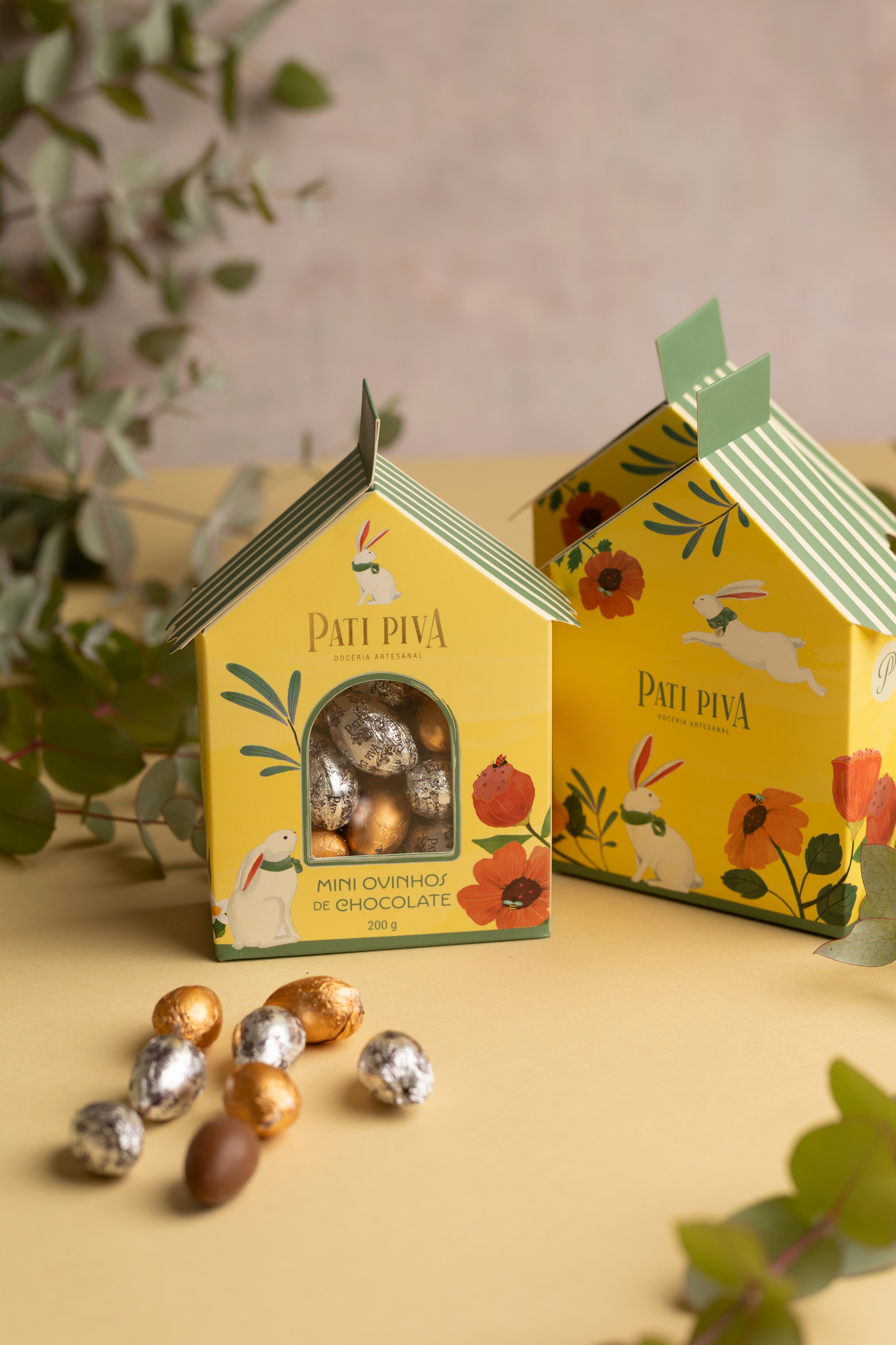 Casinha com Ovinhos - Gianduia e Ao Leite