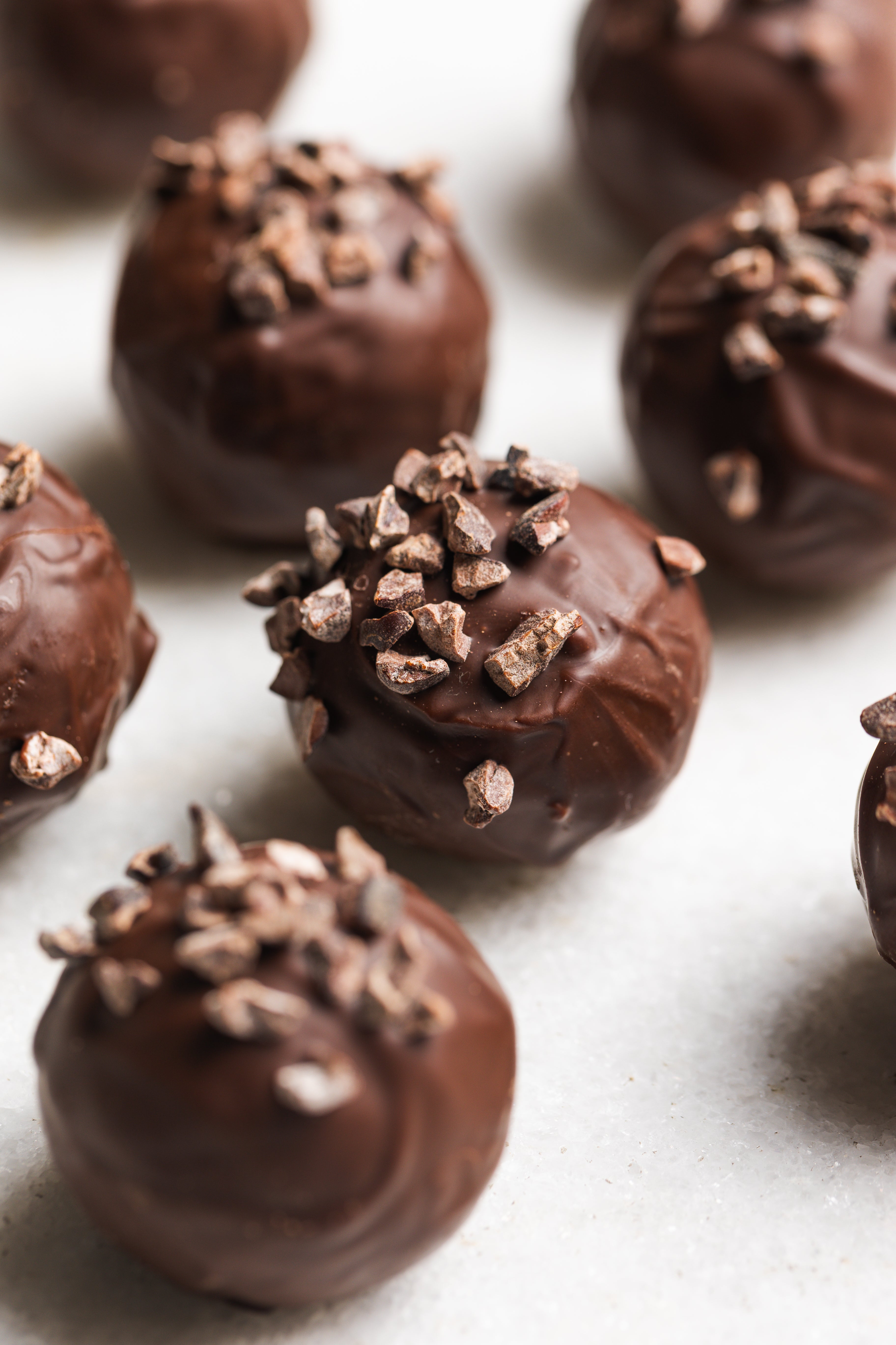 Gaveta com Bombons Veganos Brigadeiros e Corações