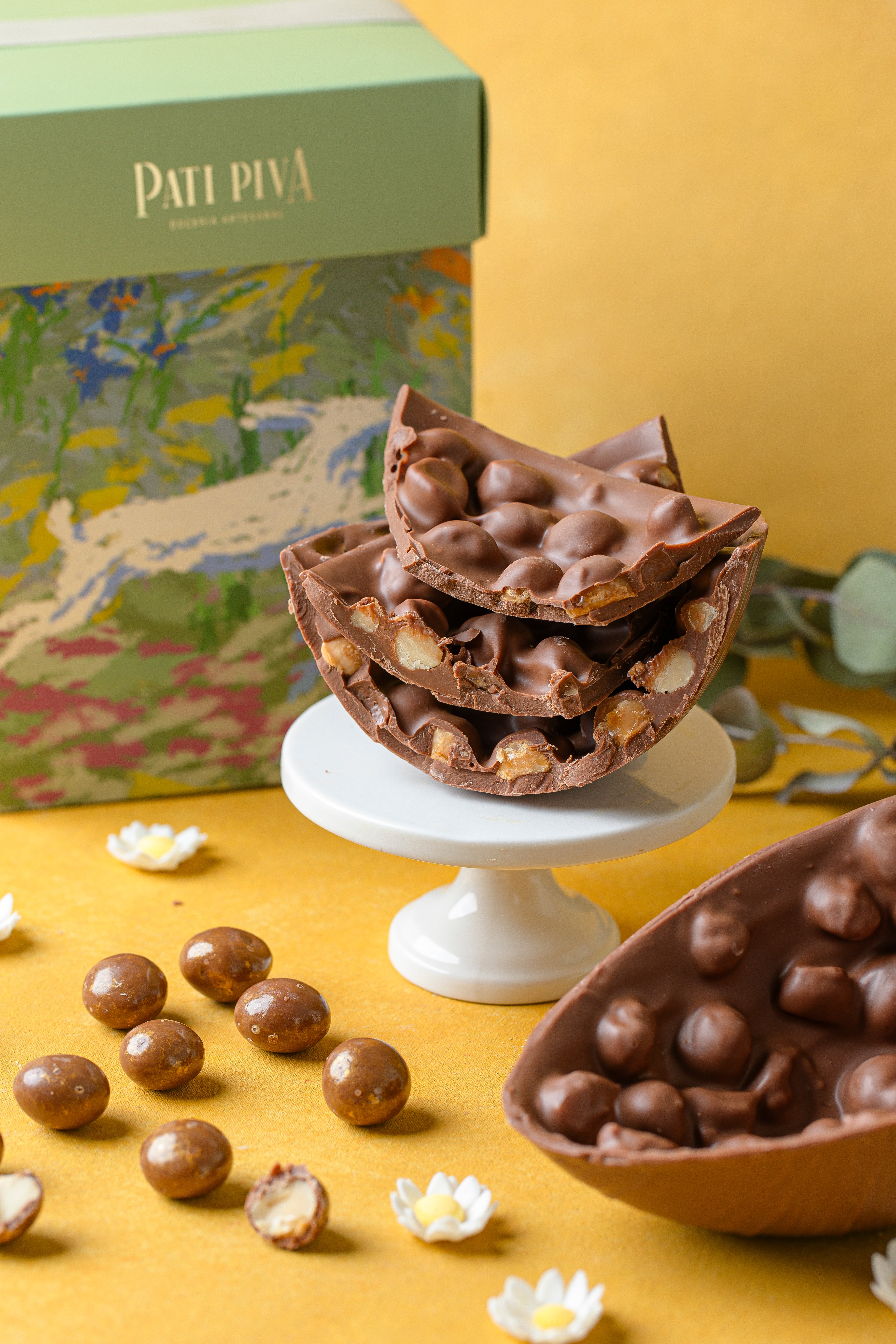 Ovo Macadâmia Caramelizada Salgada - Tamanho G