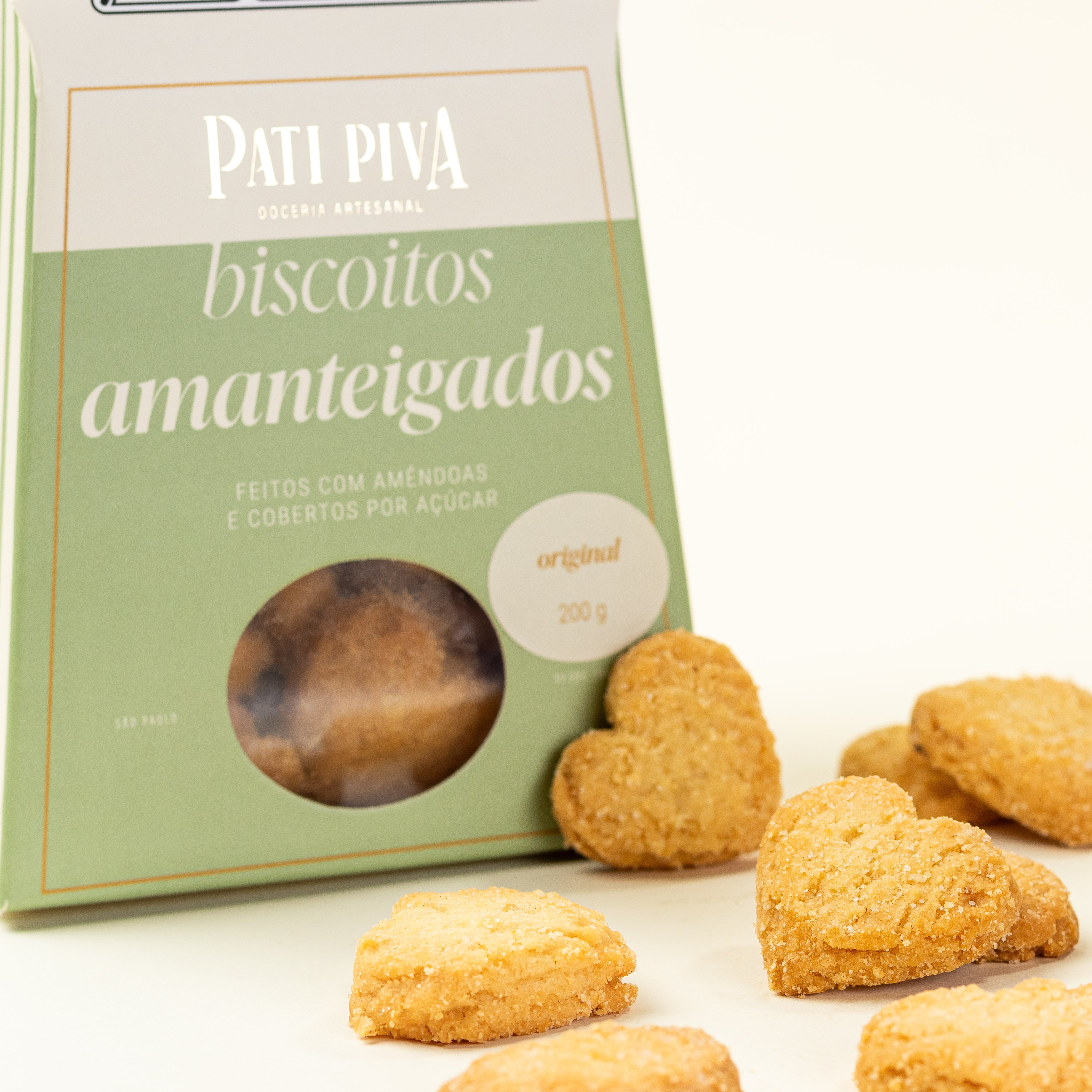 Pacote de Amanteigados - Biscoitos Amanteigados de Amêndoas