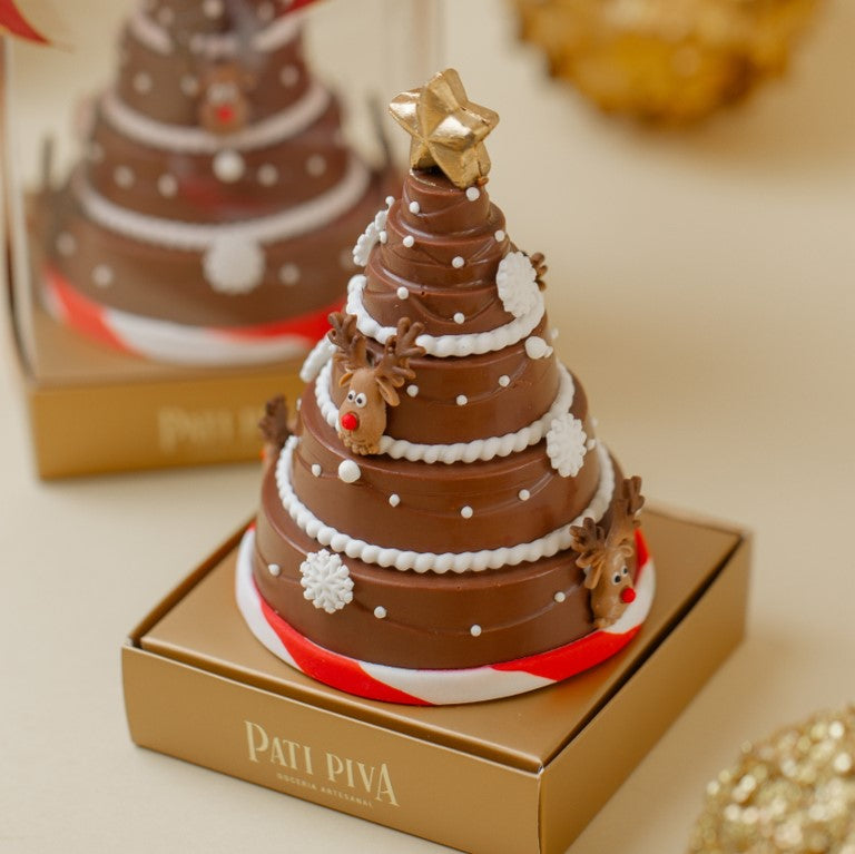 Árvore Decorada - Nutella Crocante