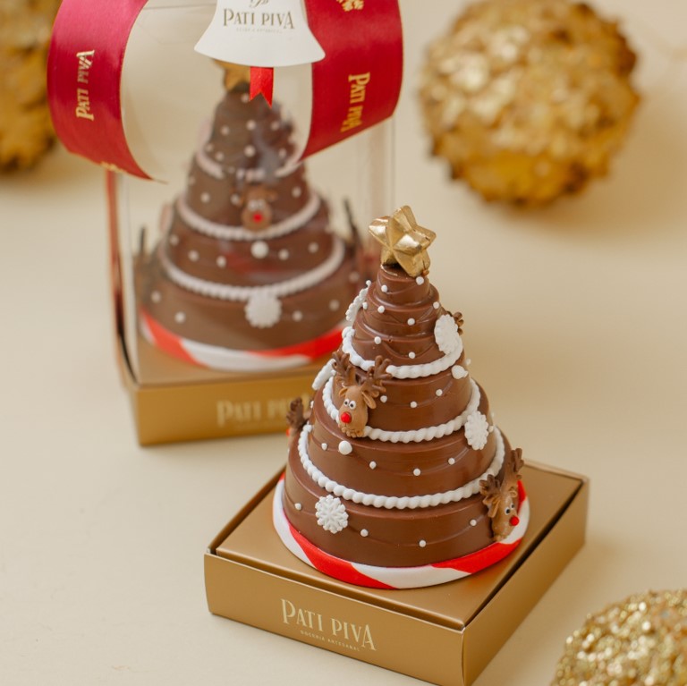 Árvore Decorada - Nutella Crocante