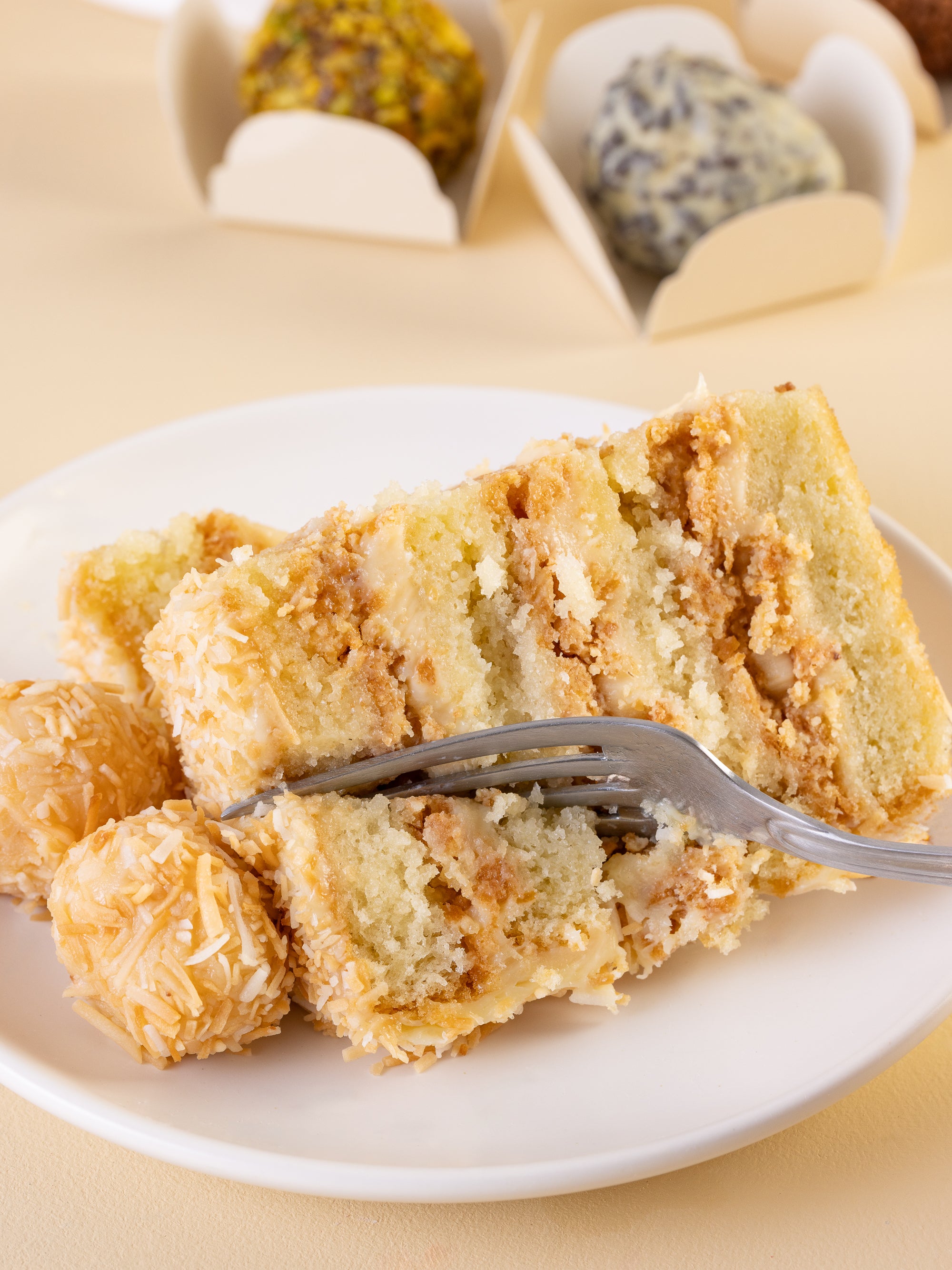 Bolo de Cocô Crocante