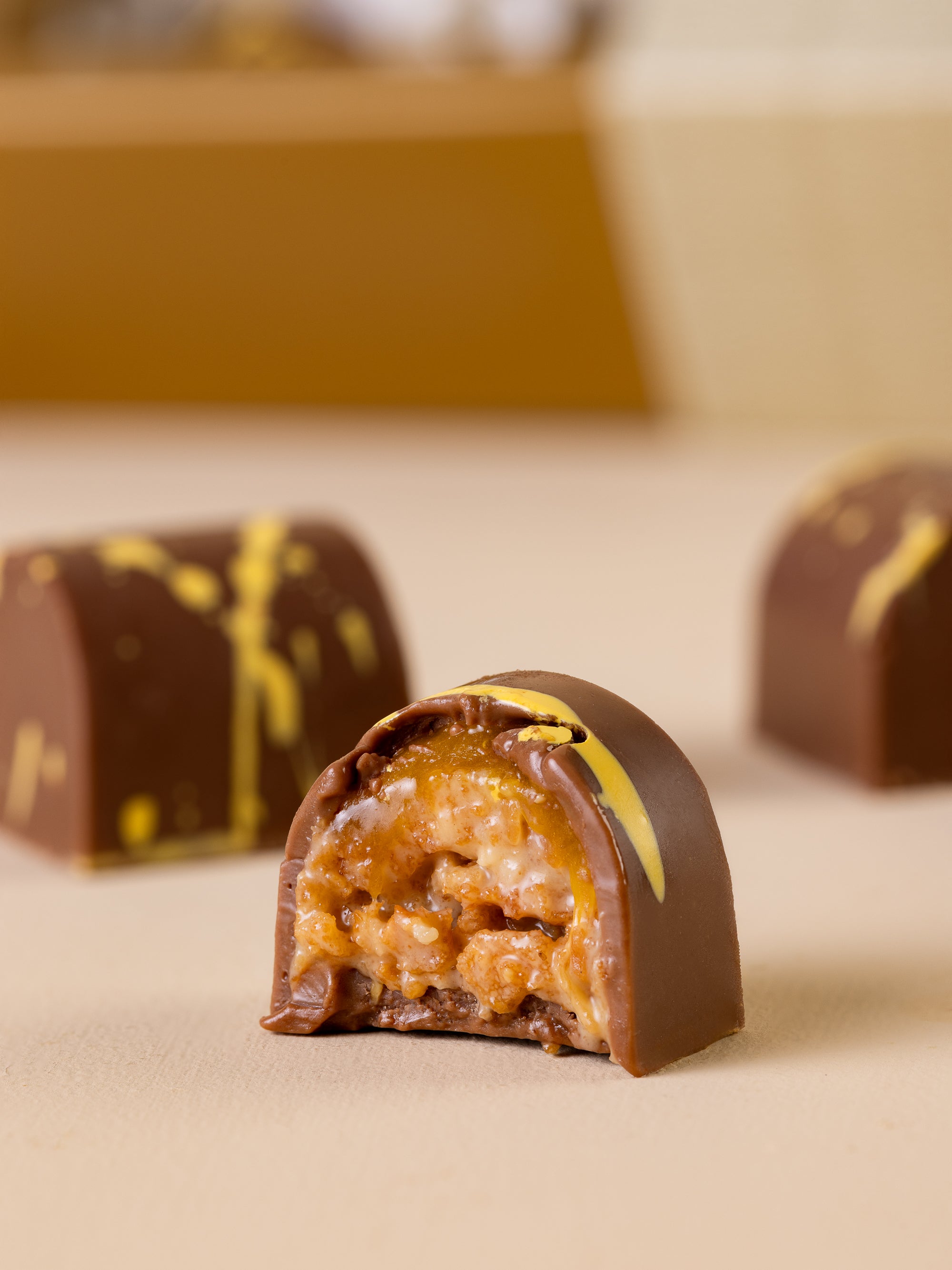 Gaveta com 4 Bombons de Coco e Maracujá