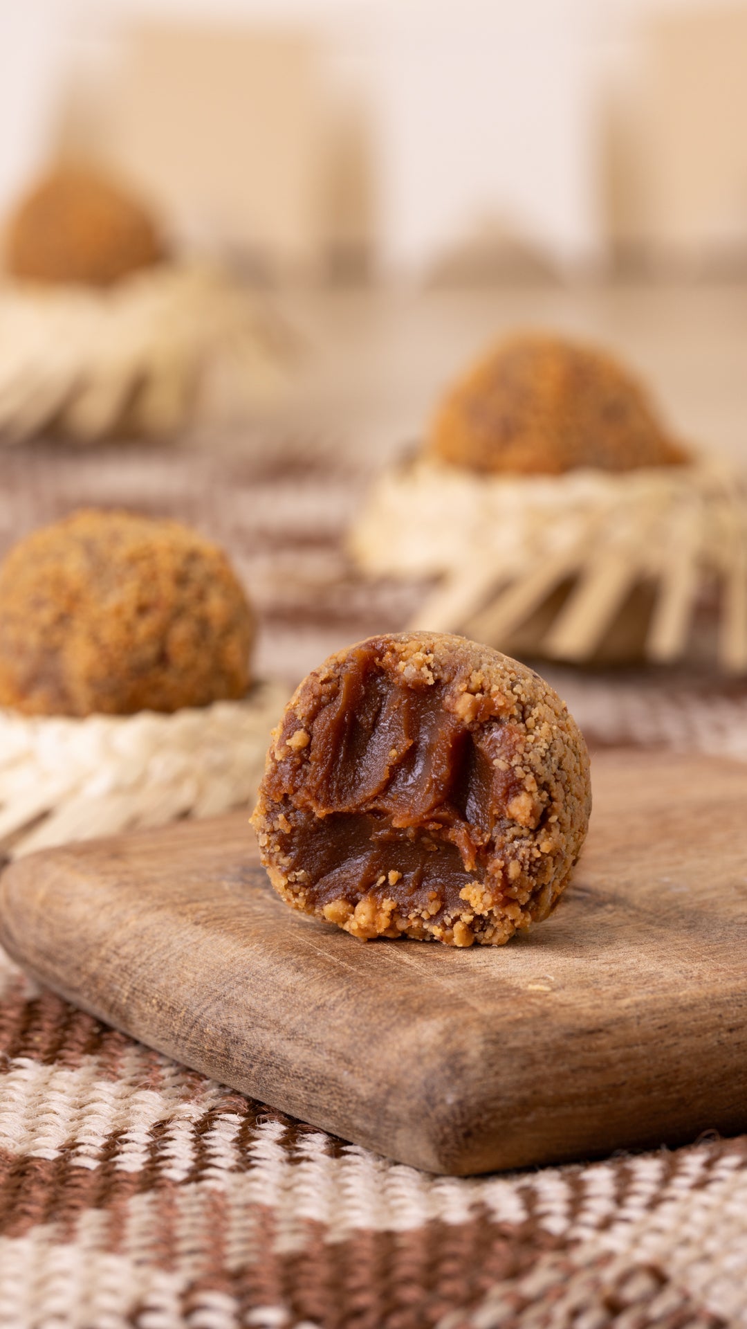 Tubete Junino - 5 Brigadeiros de Paçoca