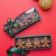 Caixinha com 4 - Ginger Breads de Chocolate