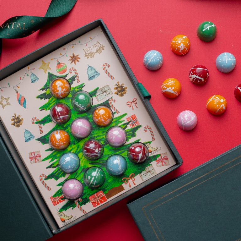 Caixa Livro - Com Bombons Pintados