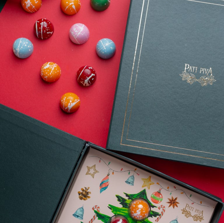Caixa Livro - Com Bombons Pintados