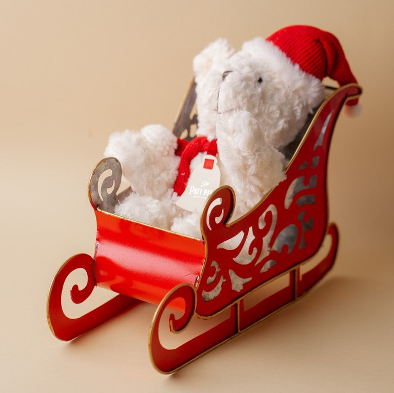 Trenó Vermelho - Cesta de Natal