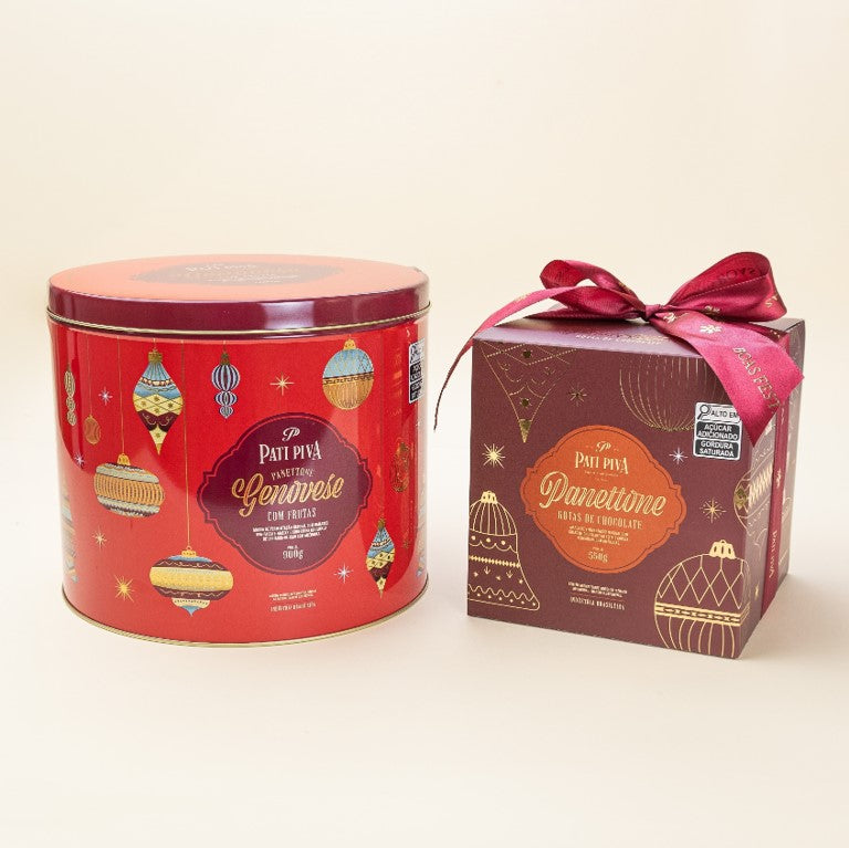 Combo Panettones Frutas & Gotas na Caixa