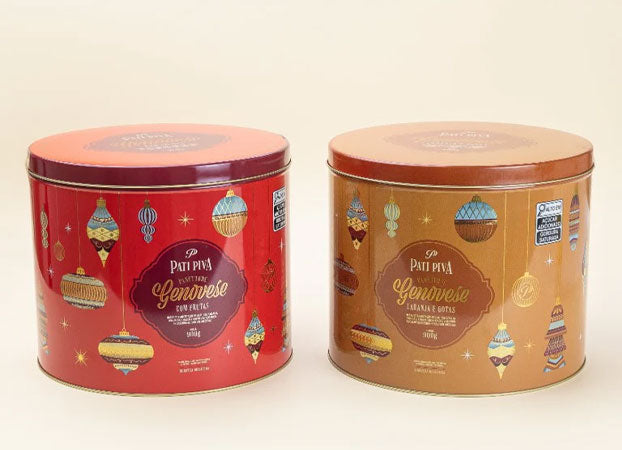 Combo Panettones Frutas e Meio Amargo com Laranja