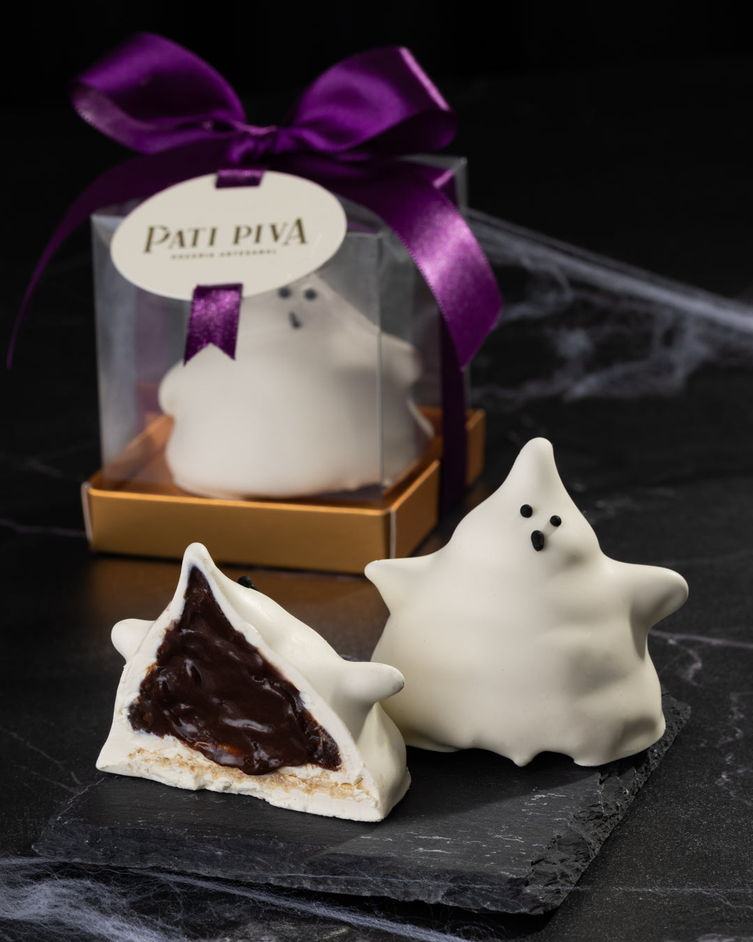 Fantasma de Ganache de Rosa Trufada - Halloween