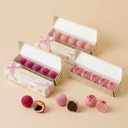Combo com 3 Tubetes - Trufas Framboesa , Champagne Rose e Brigadeiros de Framboesa - Outubro Rosa