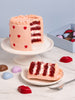 Kit com Bolo Red Velvet com 16 Bombons