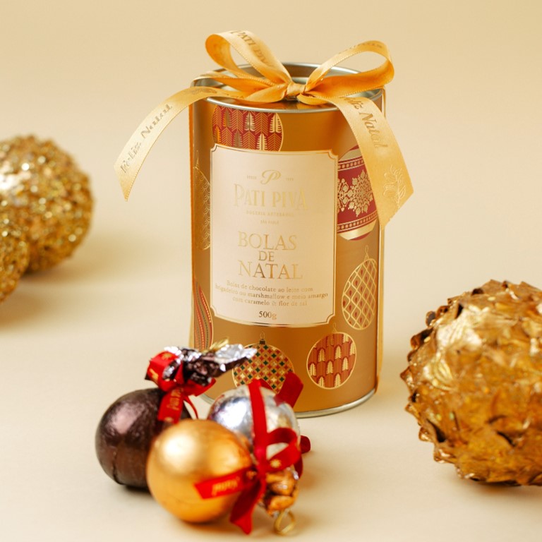 Lata - Com Bolas de Natal