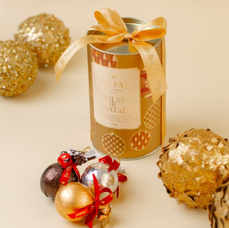 Lata - Com Bolas de Natal