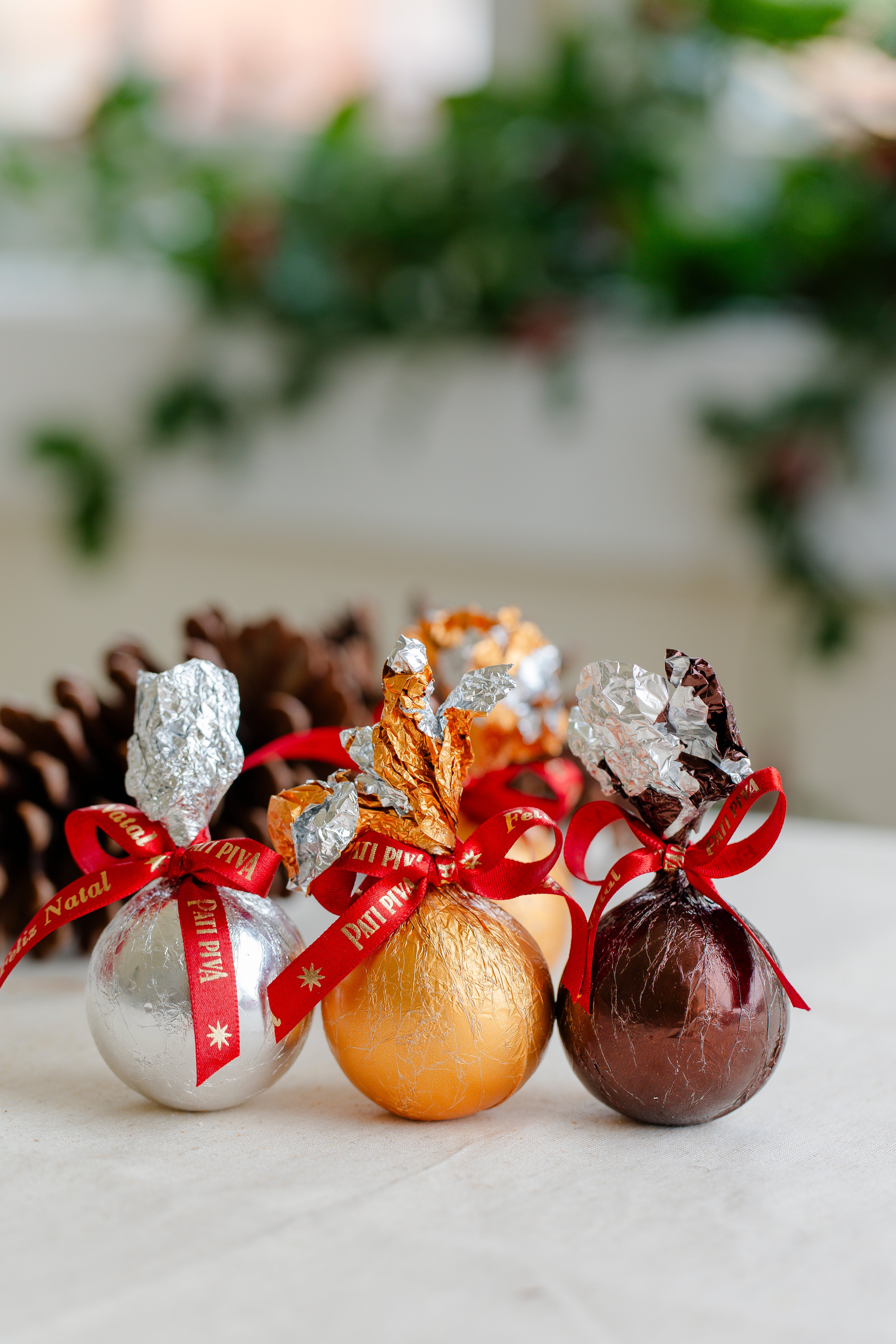 Bola de Natal - Brigadeiro