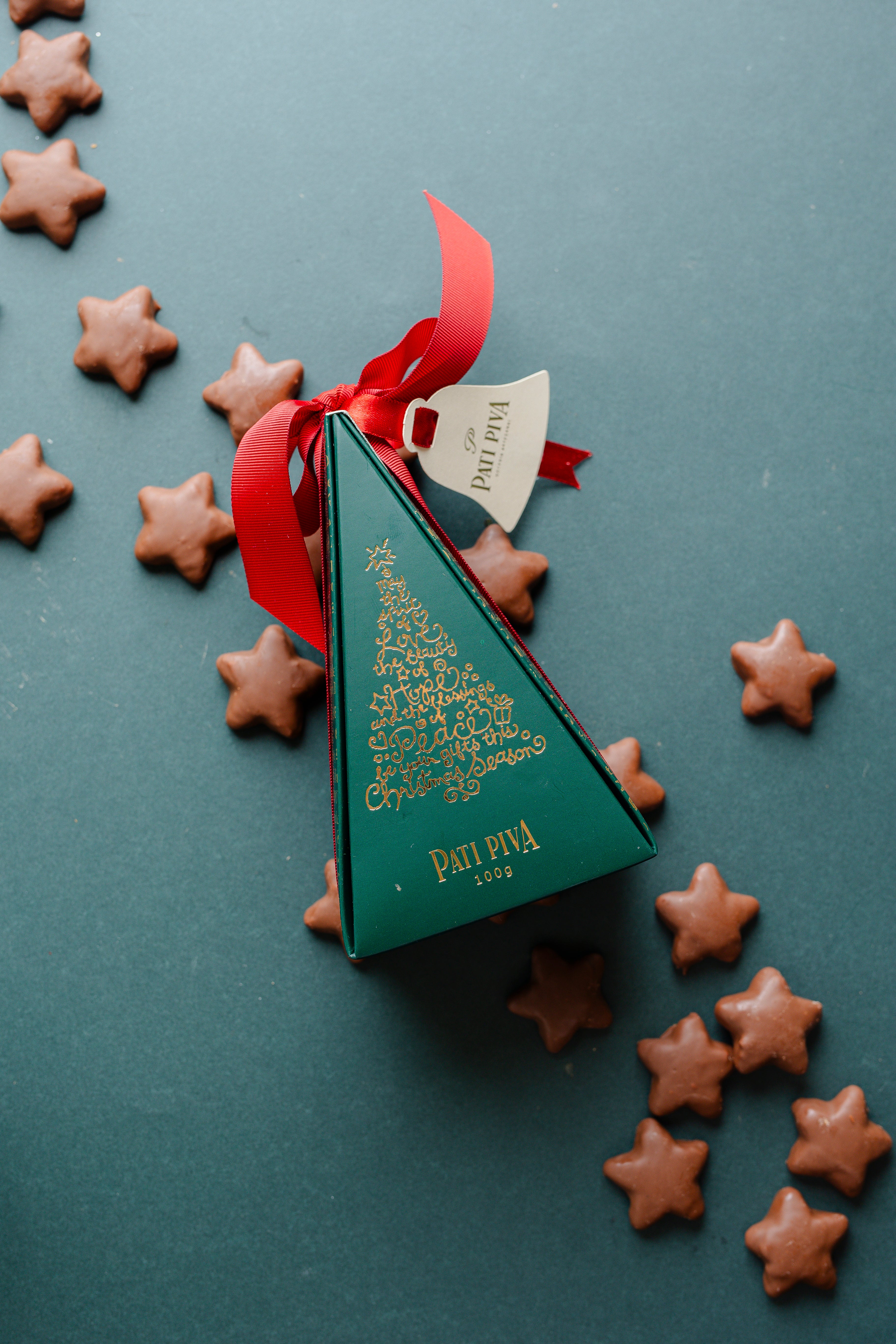 Caixa Árvore de Natal - Estrelinhas ao Leite