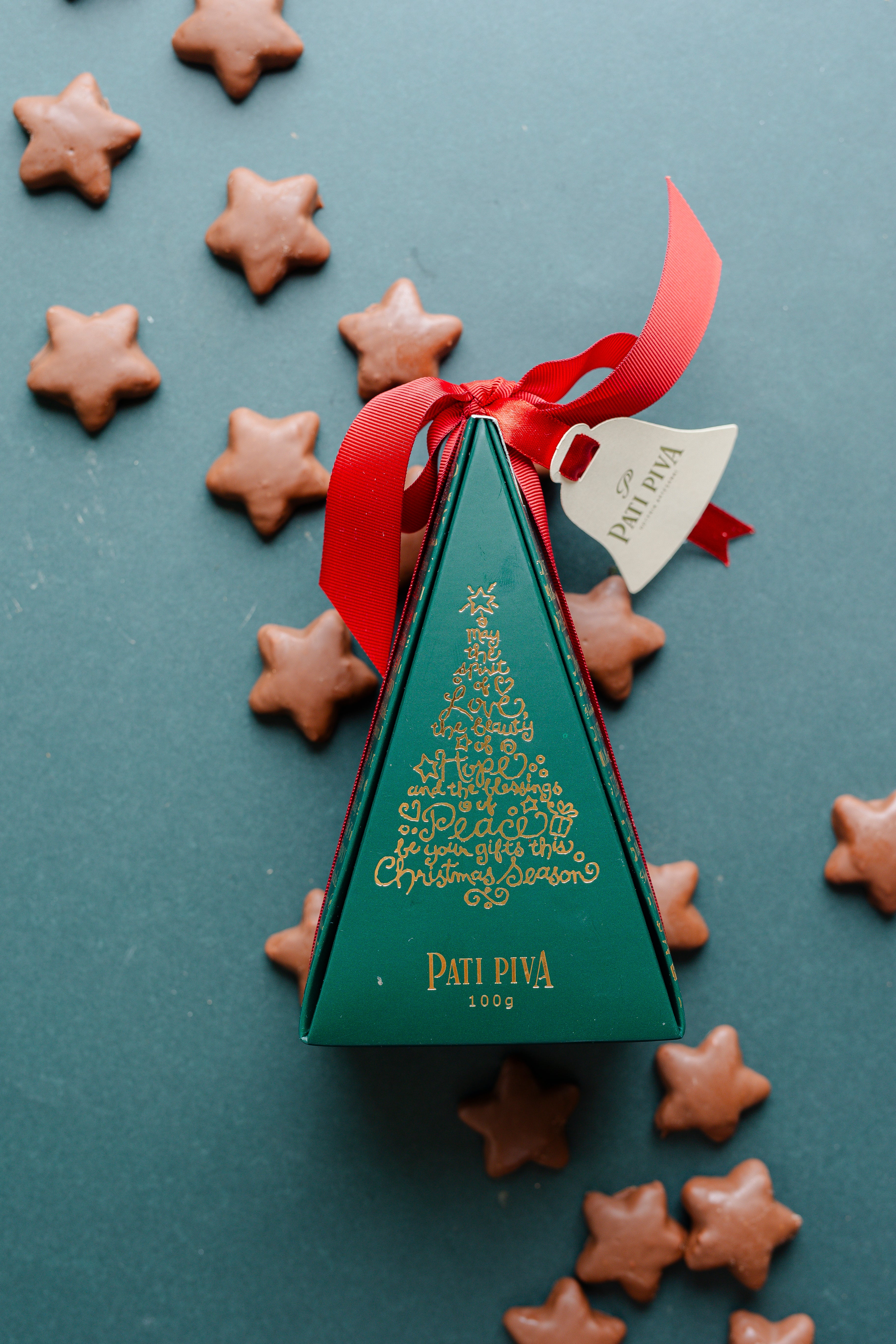 Caixa Árvore de Natal - Estrelinhas ao Leite