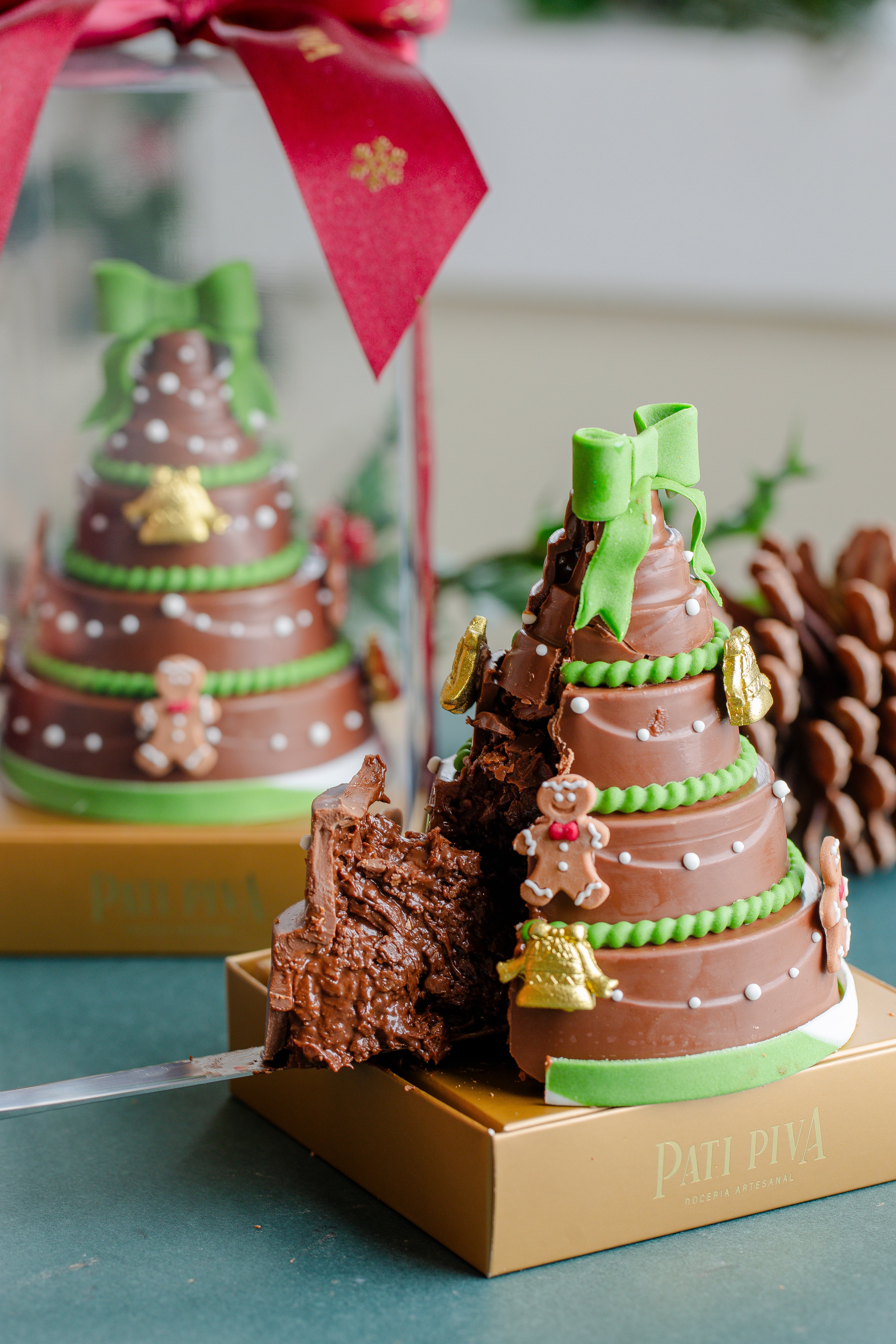 Árvore Decorada - Nutella Crocante