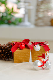 Caixa Presentinho de Natal - Com Bolas de Brigadeiro e Marshmallow