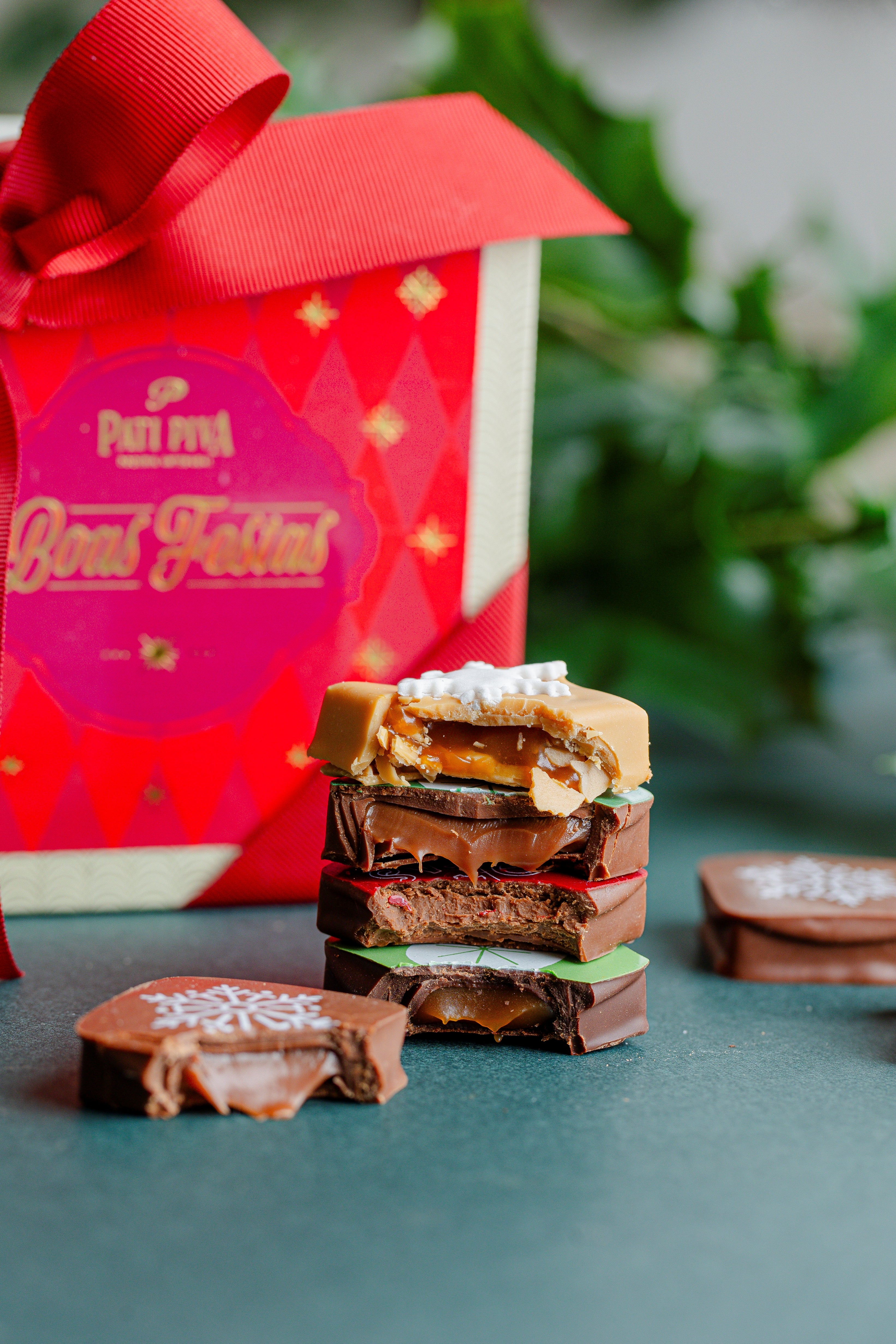 Caixa Design - Com 9 Bombons de Natal