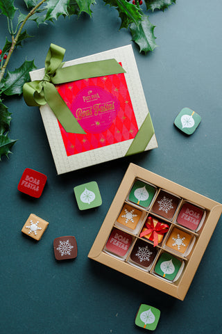 Caixa Design - Com 9 Bombons de Natal