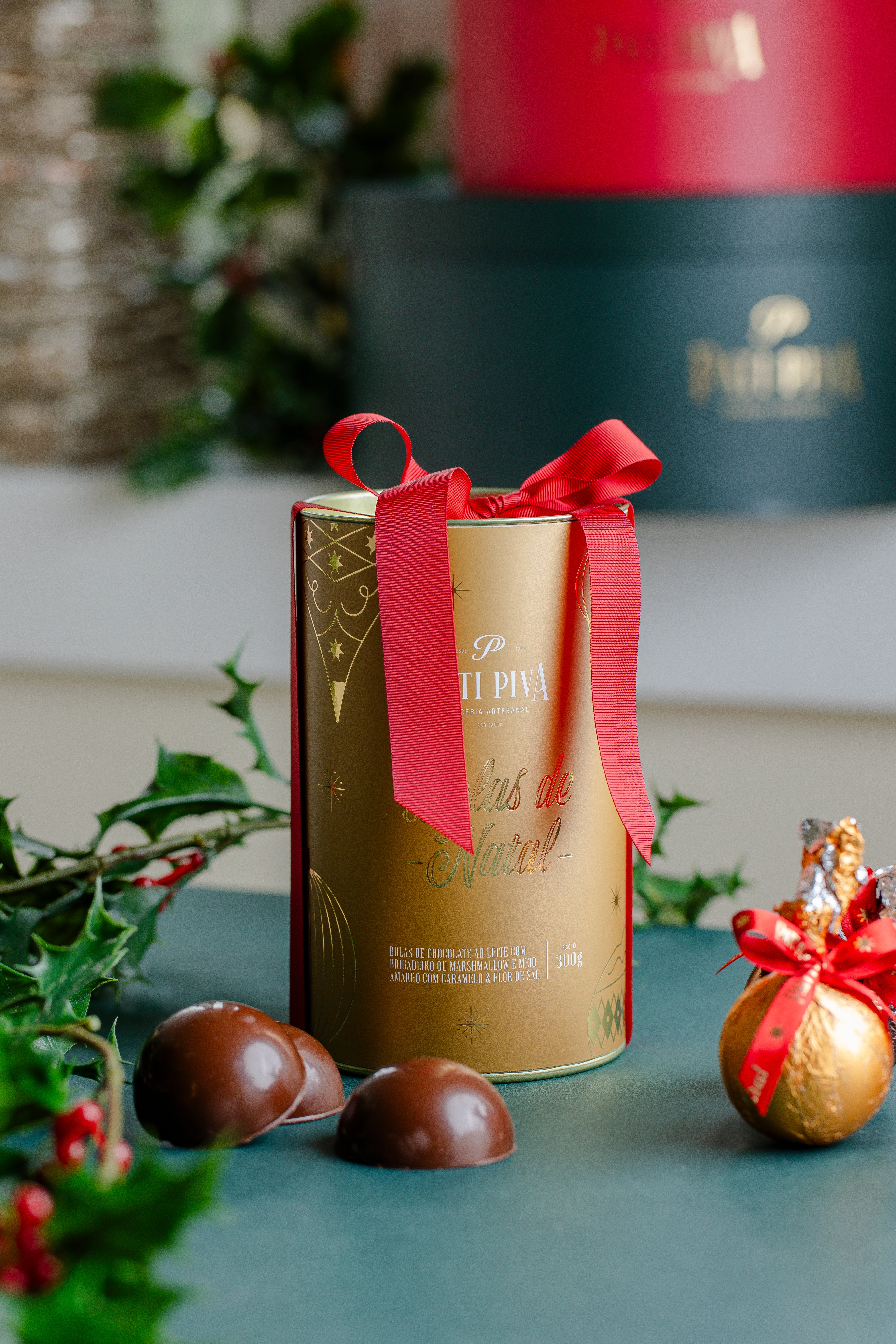 Lata - Com Bolas de Natal