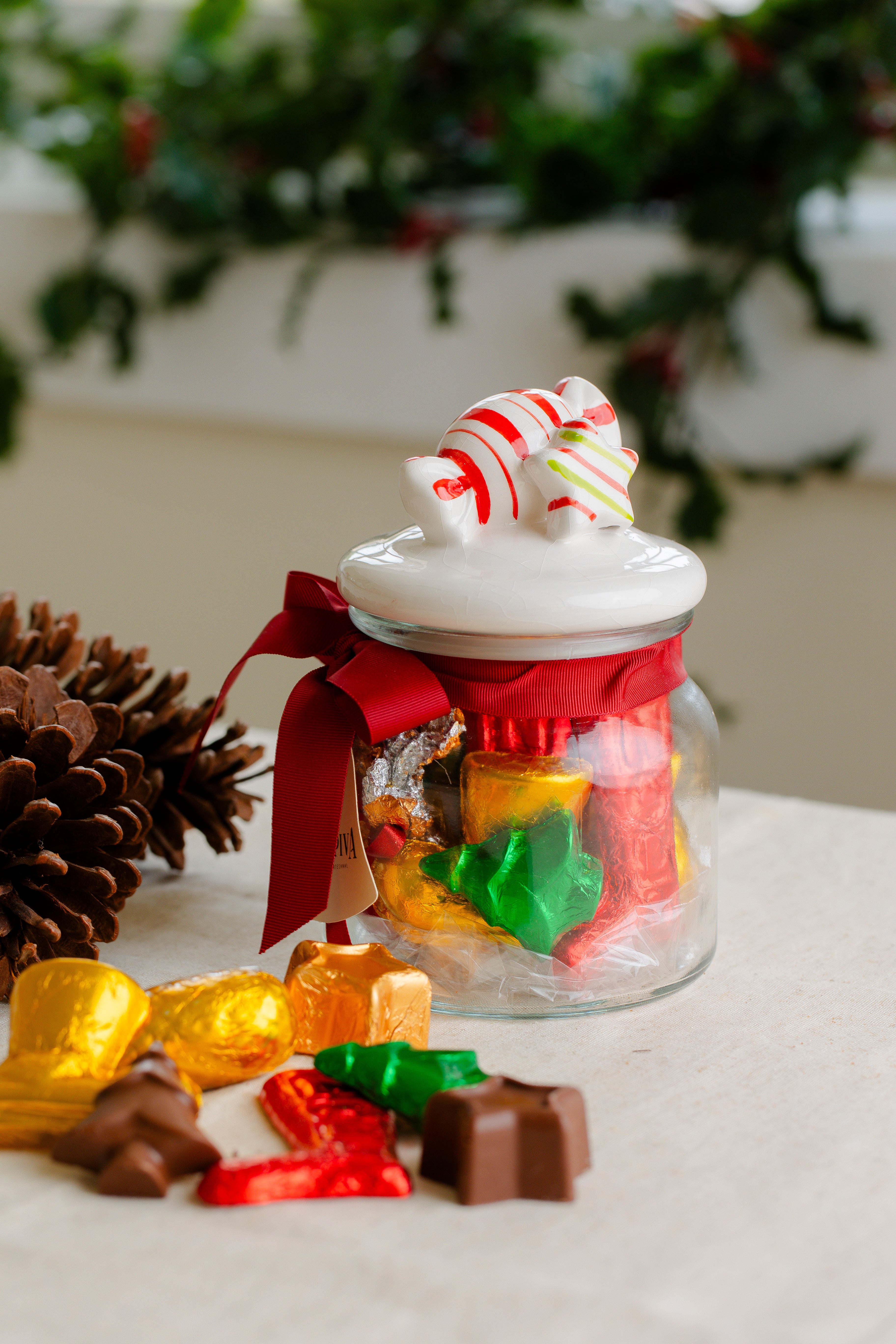 Pote Candy - Com Bombons de Natal