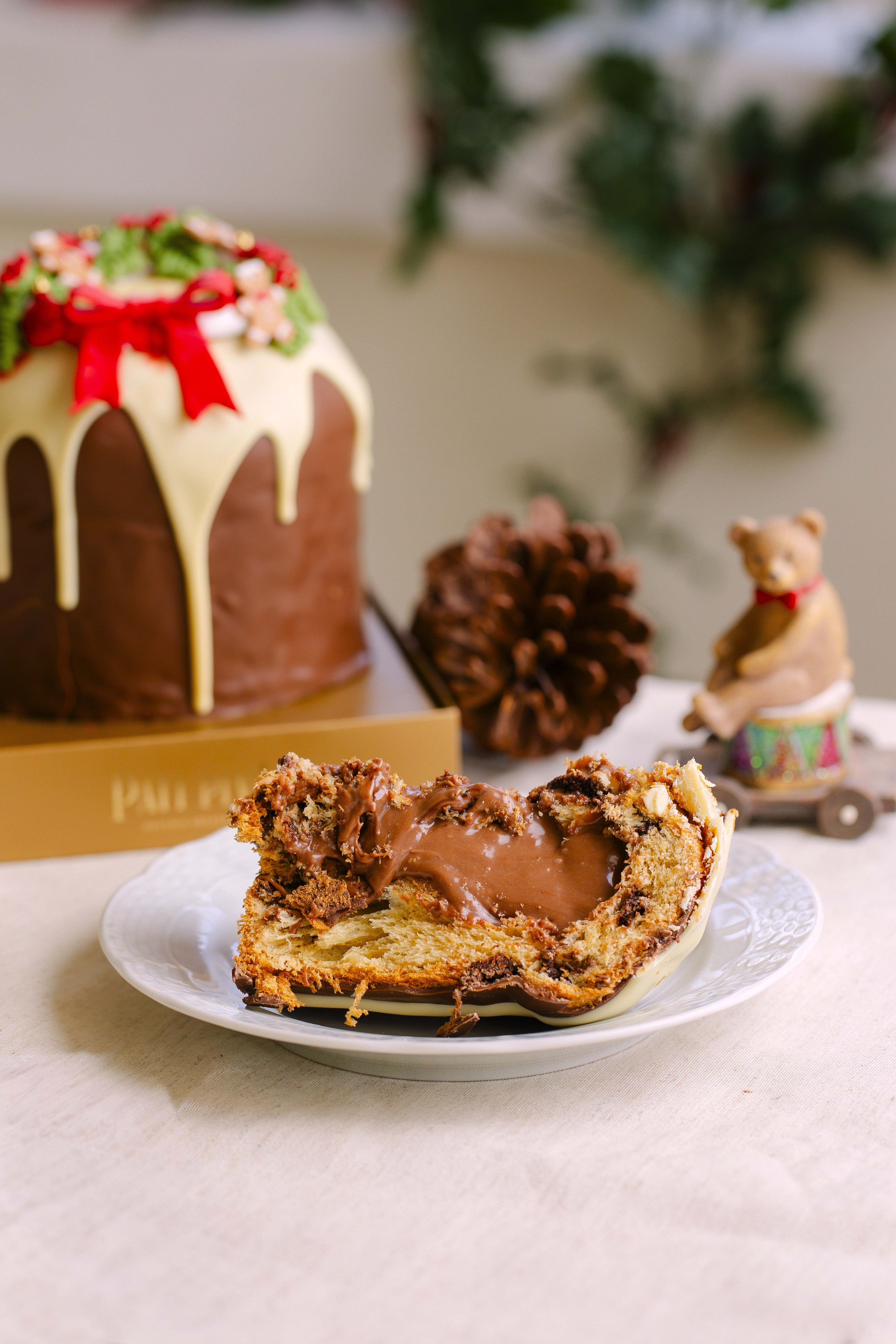 Panettone Decorado Especial - Brigadeiro