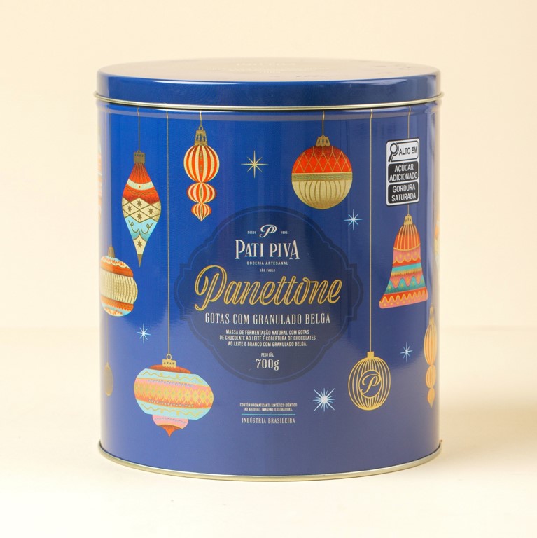 Panettone Gotas de Chocolate - Com Granulado Belga