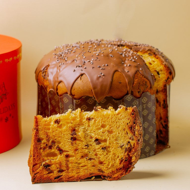 Panettone Gotas Gigante - Coberto com Chocolate