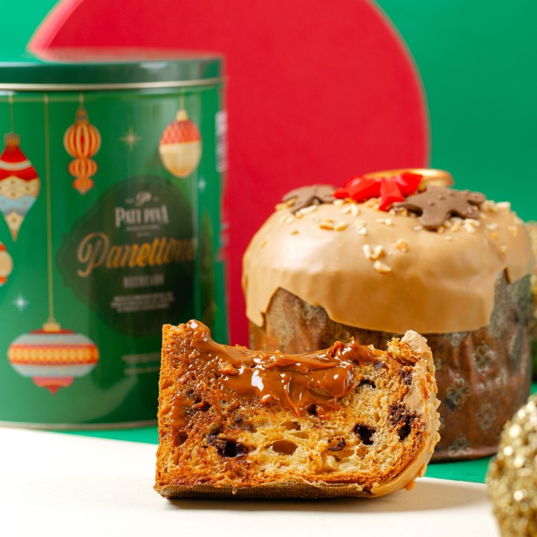 Panettone Recheado - Doce de Leite e Gotas de Chocolate
