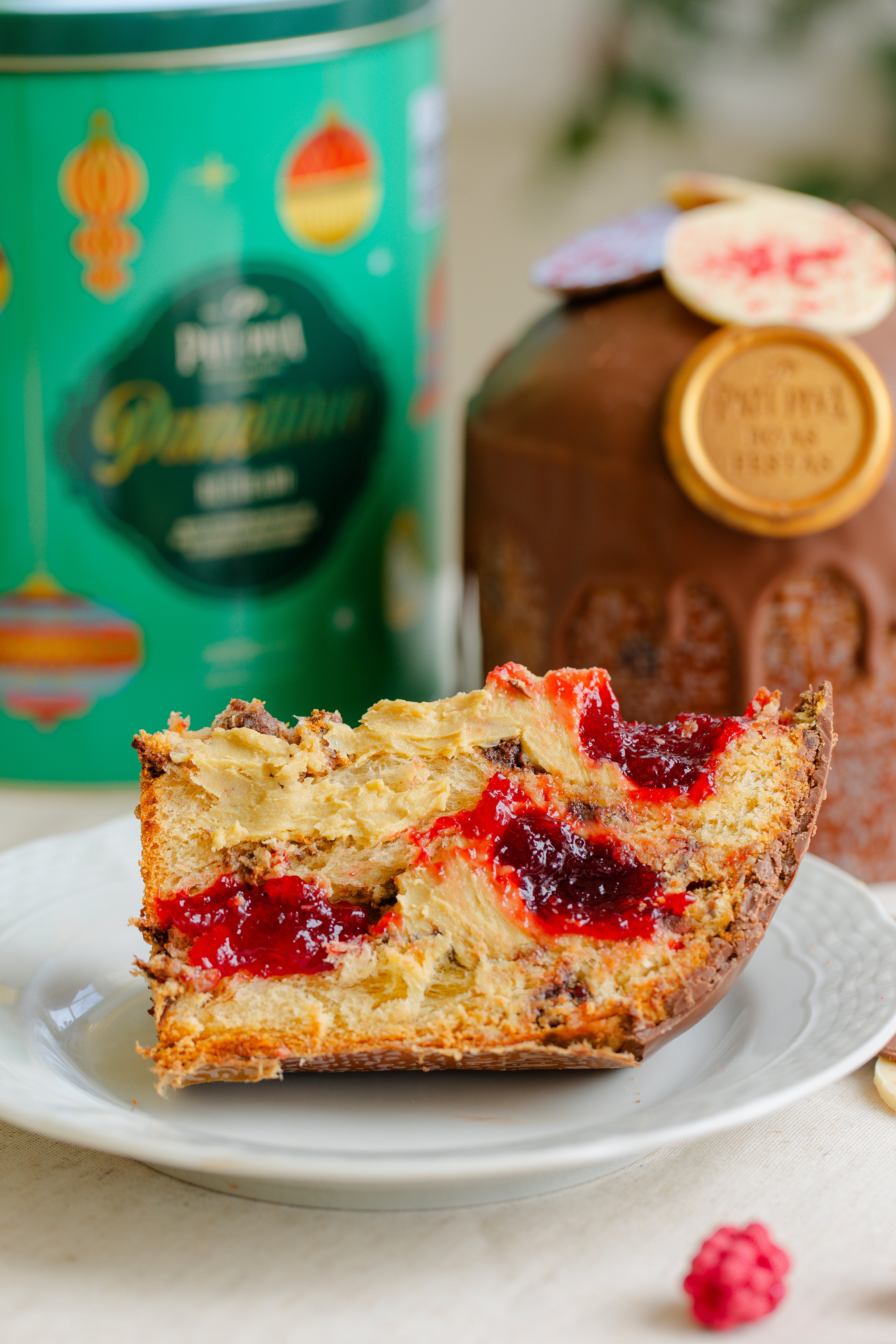 Panettone Recheado Framboesa e Limão
