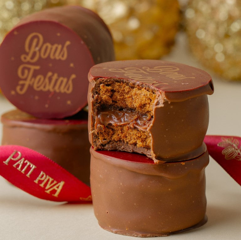 Pão de Mel Natal - Brigadeiro