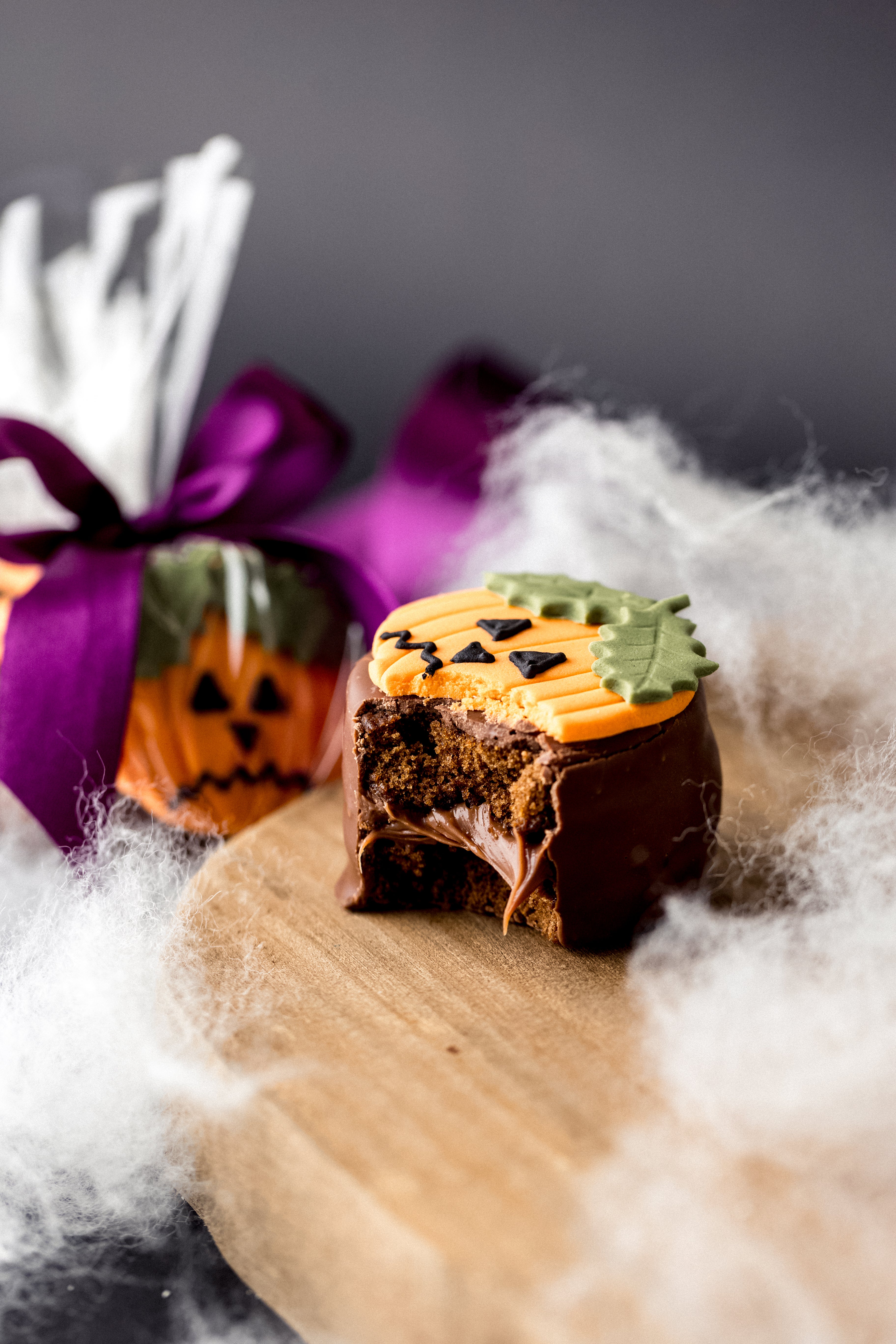 Pão de Mel Halloween - Brigadeiro