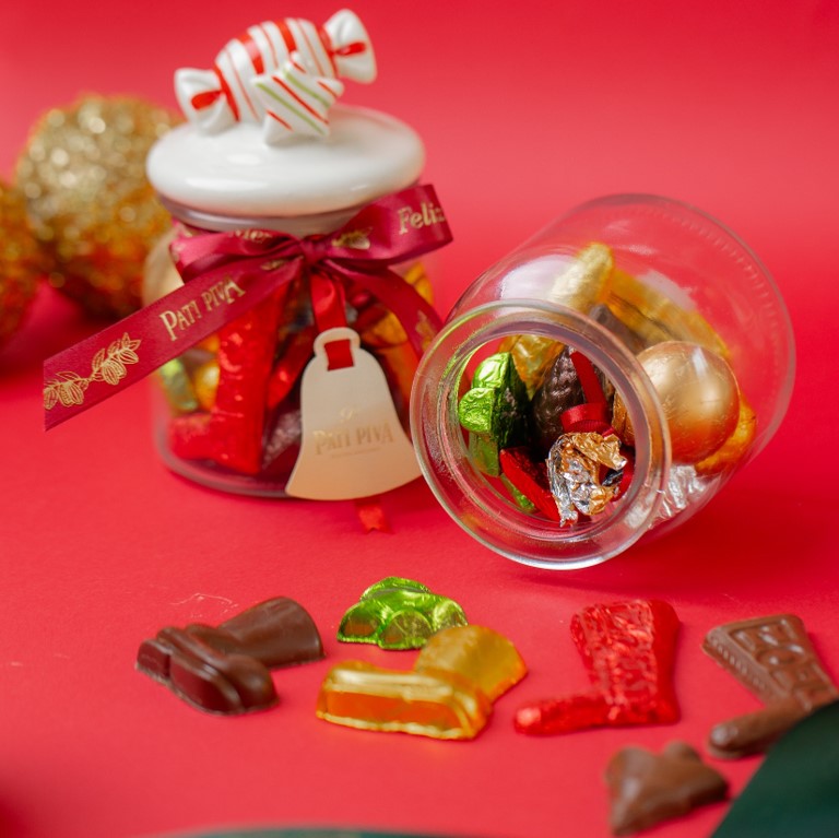 Pote Candy - Com Bombons de Natal