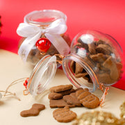 Potinho de Vidro - Com Biscoitos Gingerbread