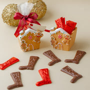 Pote Casinha Gingerbread - Com Meias de Chocolate