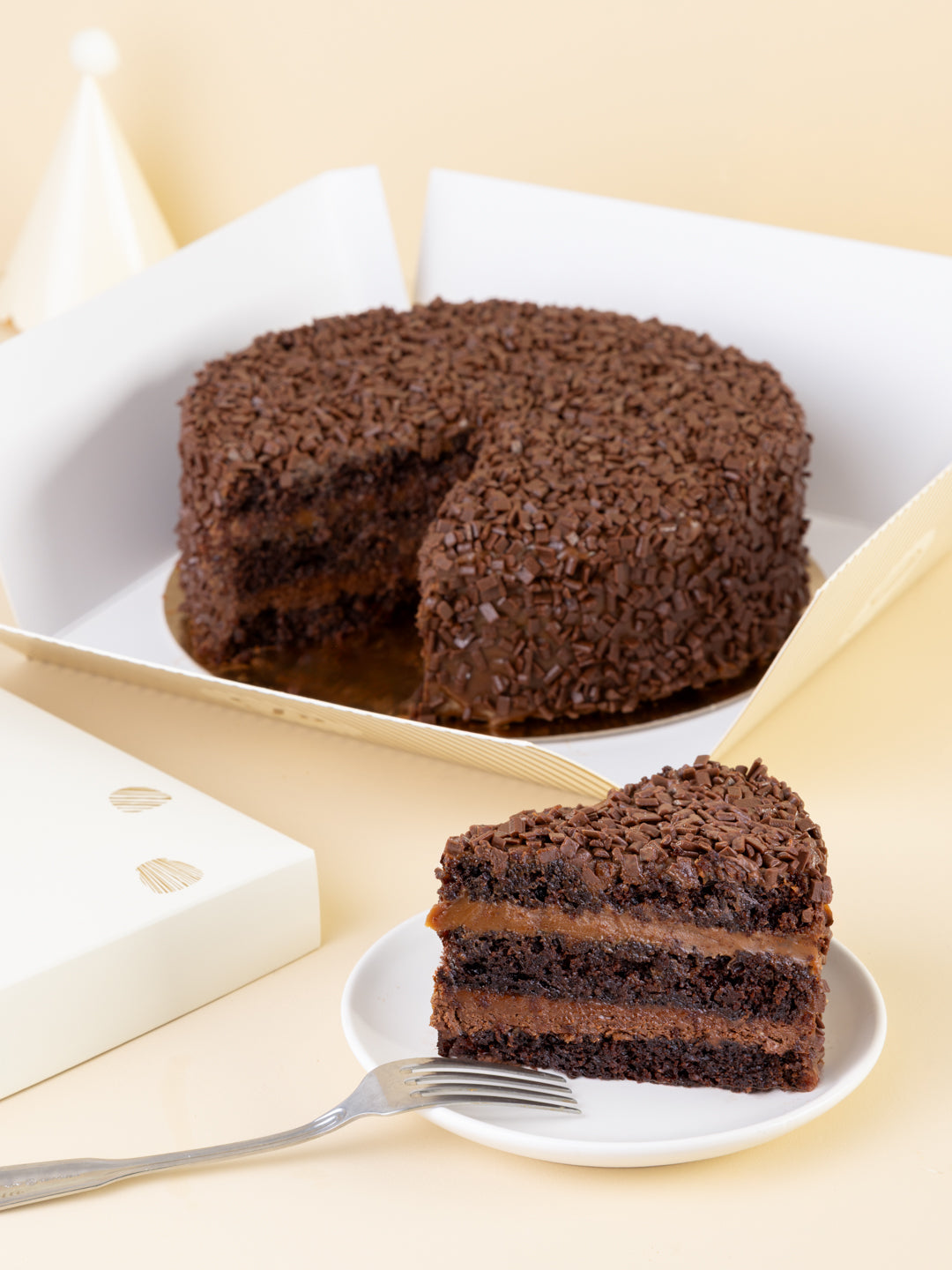 Bolo de Chocolate com Gianduia Crocante - UN